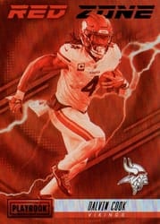 2022 Panini Playbook Red Zone Dalvin Cook #RZ-12 card
