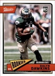 2018 Panini Classics Base Set Dalyn Dawkins #290 card
