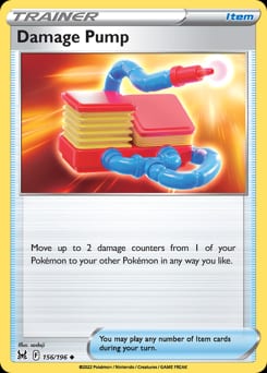 Lost Origin Damage Pump #156 card