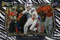 2022 Panini Select Base Set Damar Hamlin #457 card