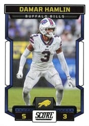 2023 Score Base Set Damar Hamlin #266 card