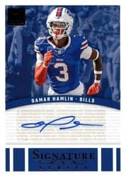 2024 Donruss Signature Series Damar Hamlin #SSE-DHA card