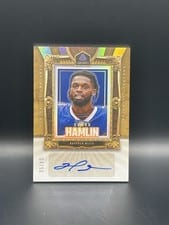 2024 Panini Luminance Portrait Signatures Damar Hamlin #PS-DHn card
