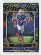 2024 Panini Spectra Spectracular Moments Damar Hamlin #SM-DH card