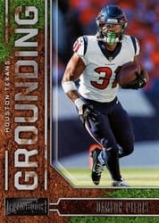 2022 Panini Playbook Grounding Dameon Pierce #G-23
