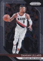 2018-19 Panini Prizm Base Set Damian Lillard #81 card