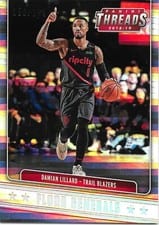 2018 Panini Threads Floor Generals Damian Lillard #1 card