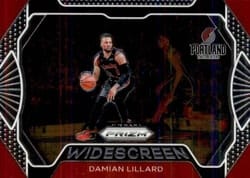2019-20 Panini Prizm Widescreen Damian Lillard #6 card