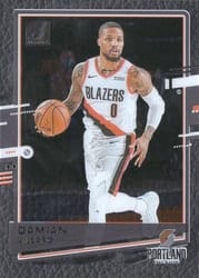 2020-21 Clearly Donruss Base Set Damian Lillard #20 card