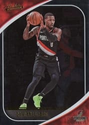 2020-21 Panini Absolute Memorabilia Base Set Damian Lillard #82 card
