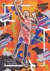 2020-21 Panini Court Kings Base Set Damian Lillard #37 card