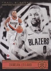 2020-21 Panini Illusions Base Set Damian Lillard #124 card