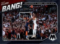 2020-21 Panini Mosaic Bang! Damian Lillard #3 card