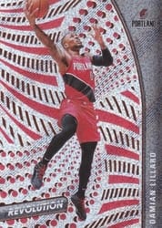 2020-21 Panini Revolution Base Set Damian Lillard #93 card