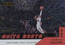 2021-22 Panini Contenders Suite Shots Damian Lillard #7 card
