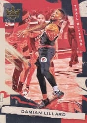 2021-22 Panini Court Kings Base Set Damian Lillard #67 card