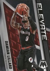 2021-22 Panini Mosaic Elevate Damian Lillard #24 card