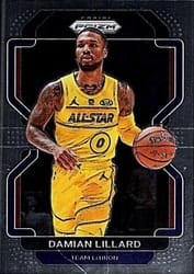 2021-22 Panini Prizm Base Set Damian Lillard #116 card