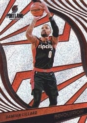 2021-22 Panini Revolution Base Set Damian Lillard #42 card