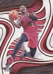2022-23 Panini Revolution Base Set Damian Lillard #10 card