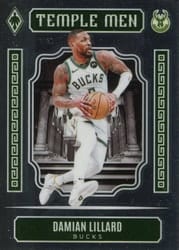 2023-24 Panini Phoenix Temple Men Damian Lillard #5 card