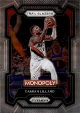 2023-24 Panini Prizm Monopoly Base Set Damian Lillard #73 card