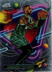 2023-24 Topps Chrome Cosmic Base Set Damian Lillard #41 card