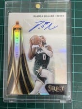 2024-25 Panini Select In Flight Signatures Damian Lillard #IFS-LIL card