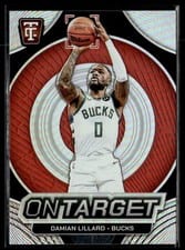 2024-25 Panini Totally Certified On Target Damian Lillard #5 card