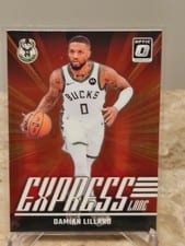 2024 Panini Donruss Optic Express Lane Damian Lillard #14 card