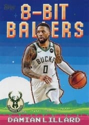 2025-26 Topps 8-Bit Ballers Damian Lillard #8B-8 card