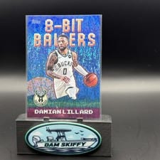 2025 Topps 8-Bit Ballers Damian Lillard #8B-8 card