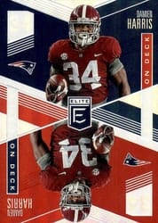 2019 Donruss Elite Rookie on Deck Damien Harris #RD-13 card
