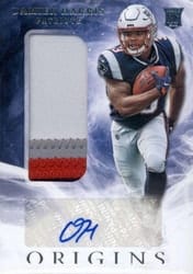 2019 Panini Origins Base Set Damien Harris #109 card