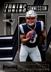 2019 Panini Playbook Zoning Commission Damien Harris #2 card
