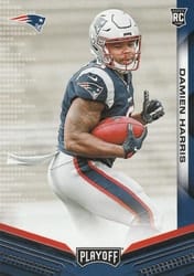 2019 Panini Playoff Base Set Damien Harris #214 card