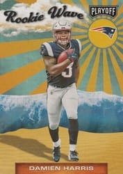 2019 Panini Playoff Rookie Wave Damien Harris #13 card