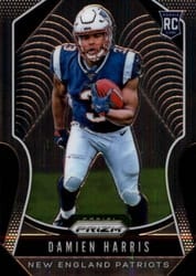 2019 Panini Prizm Base Set Damien Harris #324 card