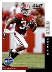 2019 Score NFL Draft 2019 Damien Harris #DFT-3 card