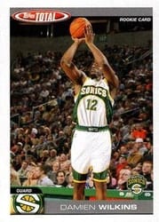 2004-05 Topps Total Base Set Damien Wilkins #353 card