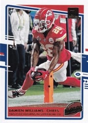 2020 Donruss Highlights Damien Williams #H-DW card
