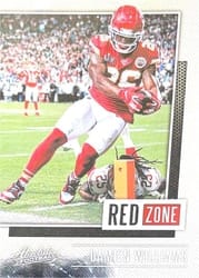 2020 Panini Absolute Red Zone Damien Williams #3 card