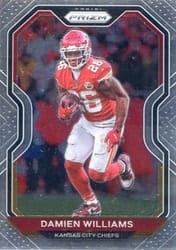 2020 Panini Prizm Base Set Damien Williams #128 card
