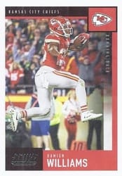 2020 Score Base Set Damien Williams #137 card