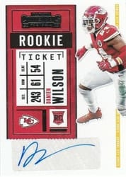 2020 Panini Contenders Base Set Damien Wilson #302 card