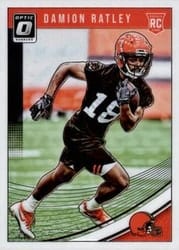 2018 Donruss Optic Base Set Damion Ratley #113 card