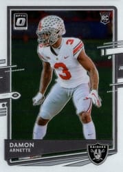 2020 Donruss Optic Base Set Damon Arnette #106 card