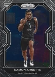 2020 Panini Prizm Base Set Damon Arnette #375 card