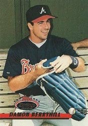 1993 Stadium Club Base Set Damon Berryhill #261 card