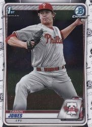 2020 Bowman Chrome Prospects Damon Jones #BCP-65 card